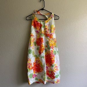 Women’s Boden halter tie sun dress